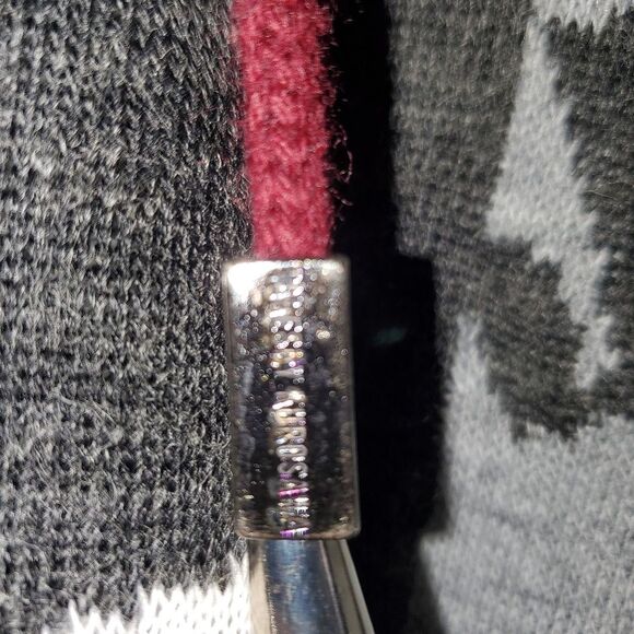 Takeshy Kurosawa Long Sleeve Hooded Knit Sweater Merino Blend Black Gray Small - Picture 5 of 11